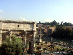 arcul lui septimius severius forul roman