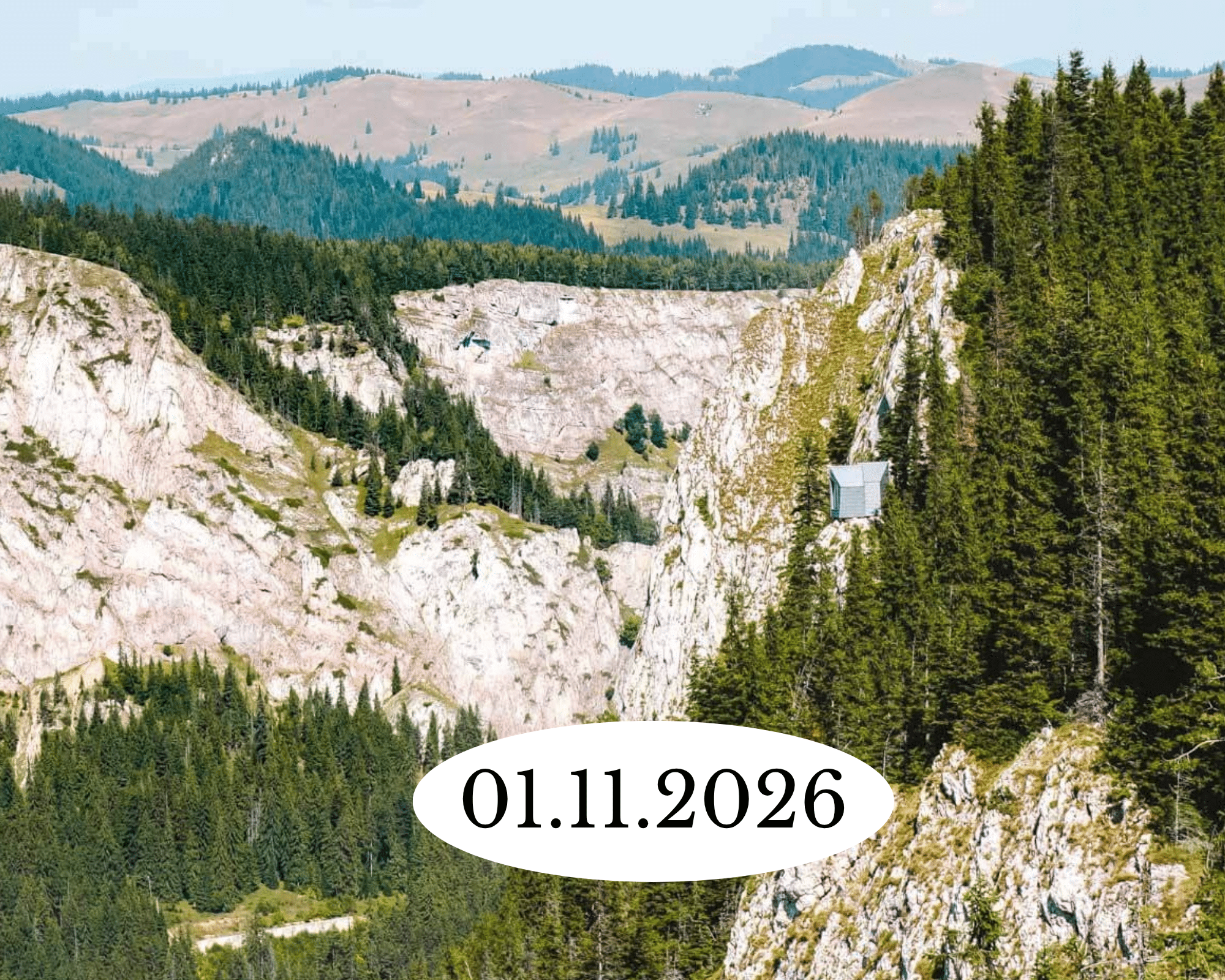 Drumeție la cabina panoramică de pe vârful Ucigaș